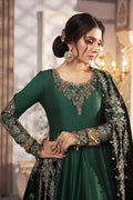 Unstitched MBROIDERED - Teal and Warm green (BD-2307) - Maira Collections